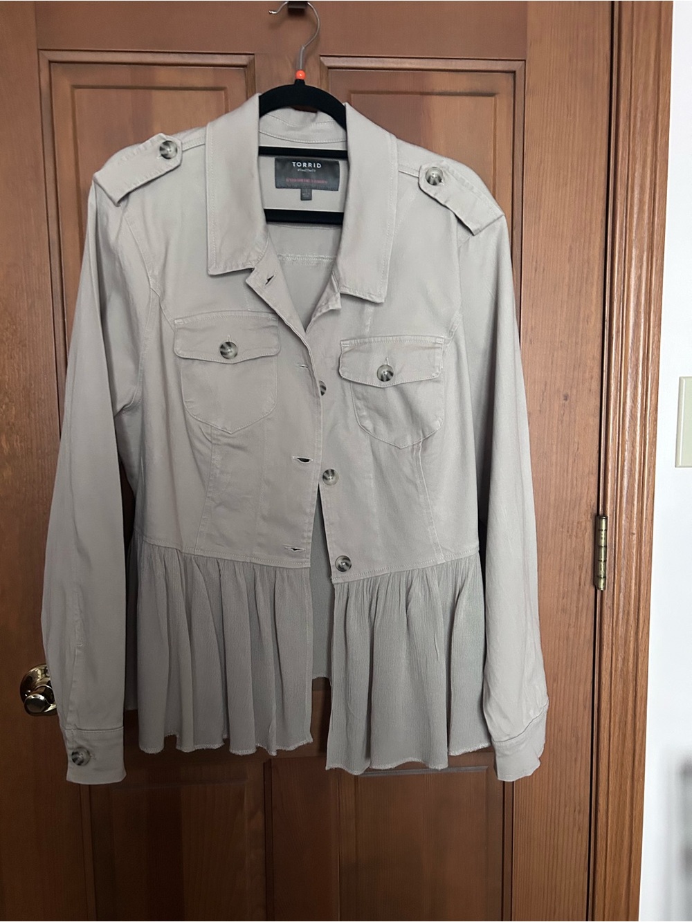 Torrid beige jacket
